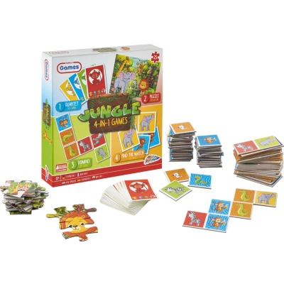 Afbeelding van Spellendoos 4in1 Jungle