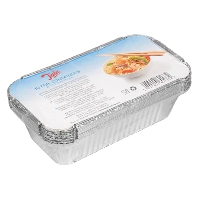 Afbeelding van Tala 10A60133 Robuuste aluminium container met deksel, zilverkleurig