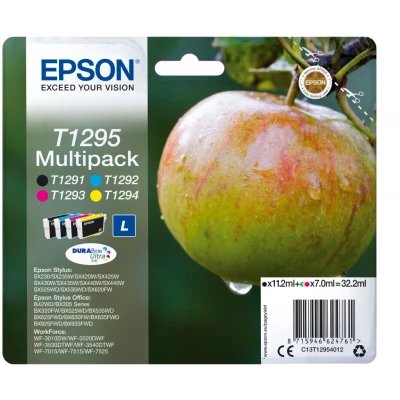 Afbeelding van Epson T1295 Inktcartridge 4 kleuren Voordeelbundel