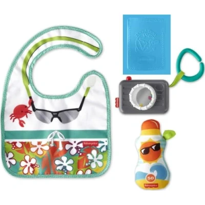 Image de Jouet d&#039;éveil Fisher Price Coffret cadeau Mon premier Kit de voyage