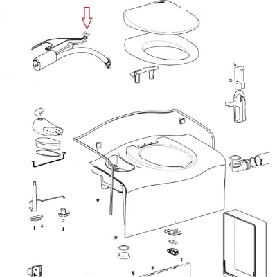 Afbeelding van Thetford SC400 Connector Kit Wit Onderdelen &amp; Accessoires