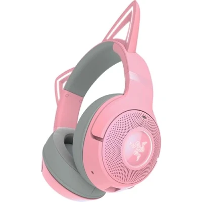 Image de Razer Kraken Kitty V2 BT Micro casque circum aural Bluetooth sans fil isolation acoustique