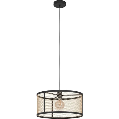 Afbeelding van EGLO Dellow hanglamp E27 Ø 32 cm Zwart/Goud