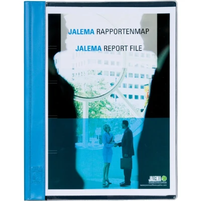 Afbeelding van Rapportenmap Jalema A4 met snelhechter blauw