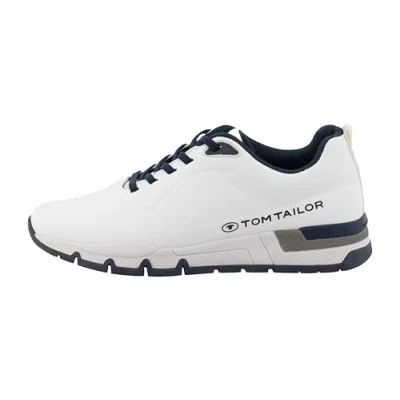 Afbeelding van TOM Tailor Sneaker LOW Sneakers laag, Heren, Maat: 46, White Kunststof