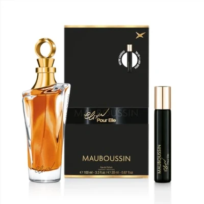 Afbeelding van Mauboussin Reisset Elixir Pour Elle : Eau de Parfum 100 ml &amp; Travel Spray 20