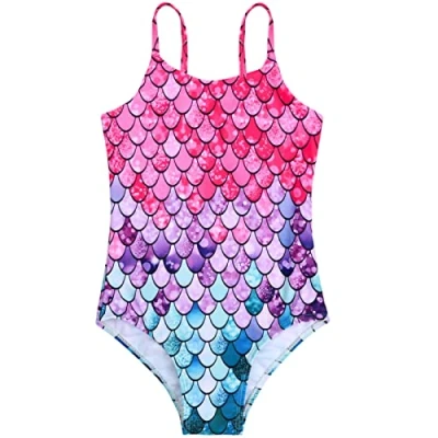 Afbeelding van Badpak voor Baby Meisje Eén Stuk UPF 50+ UV Rashguard met Rits patroon in zwart witte stippen Maat 62 68 cm (3 6M)