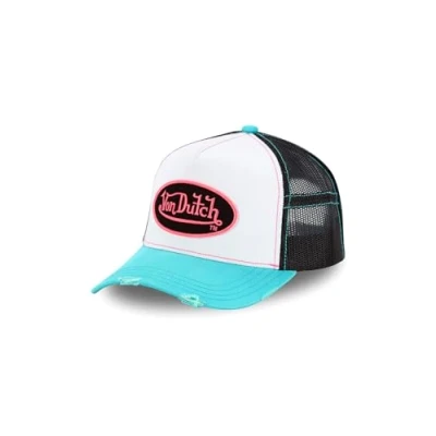Afbeelding van Von Dutch Pet voor heren, wit/blauw, zomer, roze, één maat, Roze
