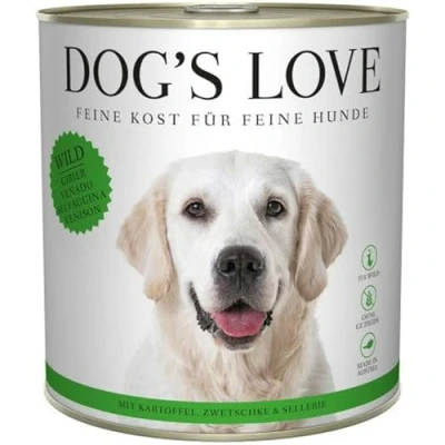 Afbeelding van 6x 800g Dog&#039;s Love Adult Wild hondenvoer nat