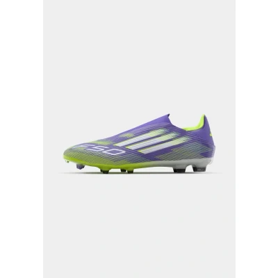 Afbeelding van adidas Performance F50 League LL FG/MG Voetbalschoenen met Kunststof noppen, Heren, Maat: 38, Purple rush/footwear white/lucid lemon