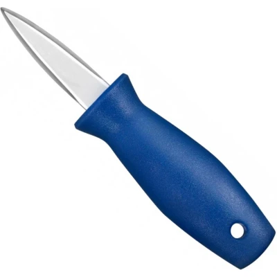 Afbeelding van Déglon Surclass® Lancette à Huître Inox Professioneel Oestermes 5cm Lemmet Blauw Handvat