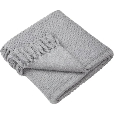 Afbeelding van Drift Home Hayden Sprei, 100% gerecycled katoen, bed 200 x cm, grijs