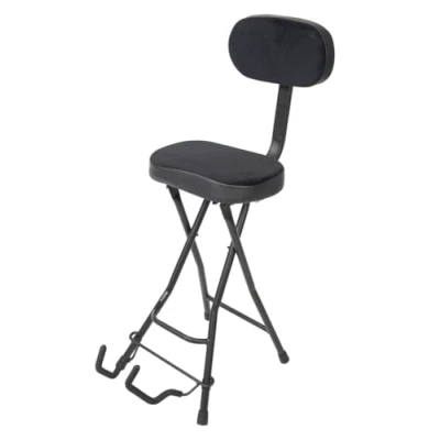 Afbeelding van Kinsman KGS Dual Stool Gitaarkruk Zwart