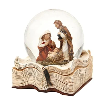 Afbeelding van Dekohelden24 Sneeuwbal met heilige familie, afmetingen bol (h x b d): ca. 9 7,5 cm, Ø 6,5 cm op boek