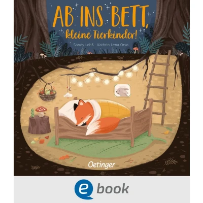 Afbeelding van Ab ins Bett, kleine Tierkinder!