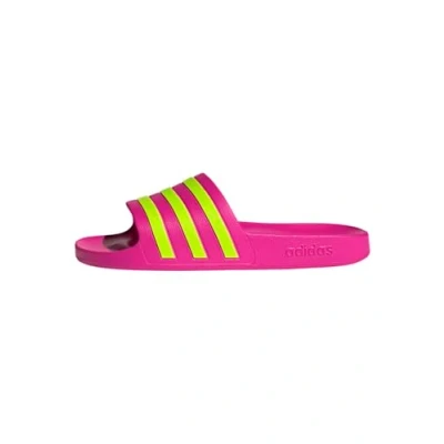 Afbeelding van adidas Adilette Aqua Slides teenslippers voor dames, Shock Pink Solar Slime
