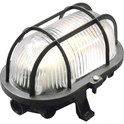 Afbeelding van Müller Licht Oval Lamp voor vochtige ruimte E27 Zwart