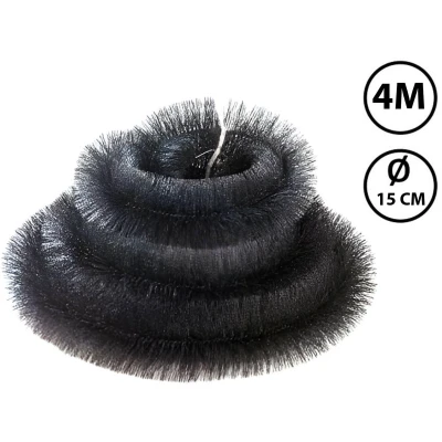 Afbeelding van JONSKA Dakgoot Egel 4 meter ø15 cm Dakgootborstel / Gootborstel Gootdrain Dakgootbescherming