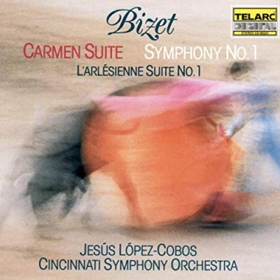 Afbeelding van Bizet: Carmen Suite, Symphony in C, etc / Lopez Cobos