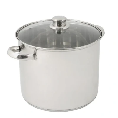 Image de Crealys 502383 Traiteur en Inox Couvercle Verre 9 L + Diamètre: 24 cm