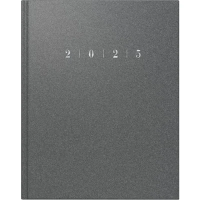 Afbeelding van rido/idé Agenda manager TM (2025), 2 pagina&#039;s = 1 week, 205 x 260 mm, 168 pagina&#039;s, reflecterende kunststof omslag, grijs