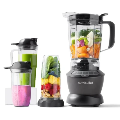 Afbeelding van Nutribullet Combo 11 delig 1200 Watt Power Blender Donker Grijs