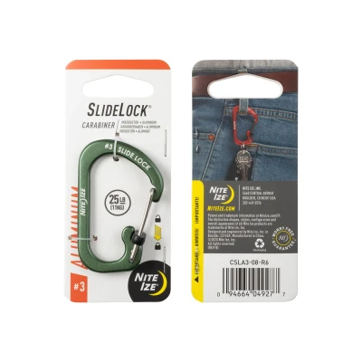 Afbeelding van Nite Ize Karabiner Aluminium #3 Groen