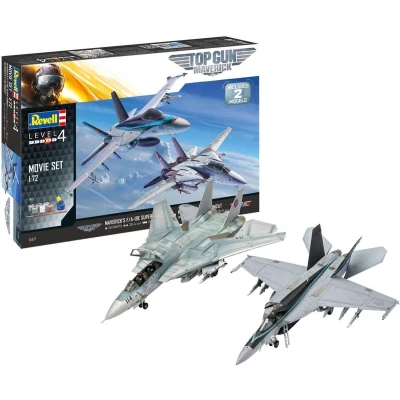Afbeelding van 1:72 Revell 05677 Top Gun Movies Gift Set Plastic Modelbouwpakket