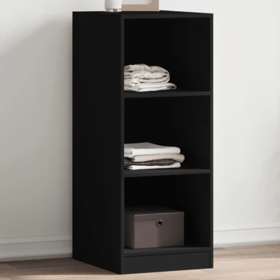 Afbeelding van Kledingkast 48x41x102 cm bewerkt hout zwart