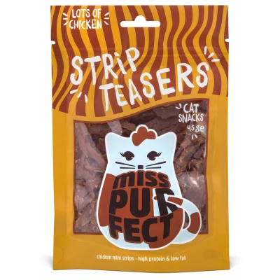 Afbeelding van Miss Purfect Strip Teasers Kattensnack 45 g