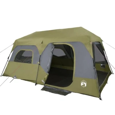Afbeelding van Tent 9 persoons 441x288x217 cm blauw