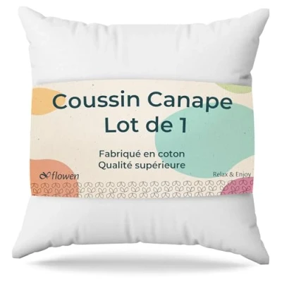 Afbeelding van Kussen 80 x cm, sierkussen voor bed en bank, binnenkussen, hypoallergeen sofakussen, anti mijt, zacht met kussensloop, katoen polyester. Afneembaar wasmachinebestendig