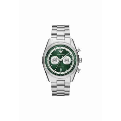 Afbeelding van Emporio Armani Racer AR11637 Horloge Staal Zilverkleurig Ø 42 mm