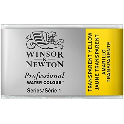 Image de Winsor &amp; Newton Aquarelle Professionnel Peinture Aquarelle, Haute Luminosité, Résistante à la Lumière, Qualité Archive, Godet, Couleur Jaune Transparent
