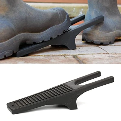 Afbeelding van CKB ltd Boot Jack Voetenveger Laarzenknecht schoenenborstel voetveger schoenveger schoenenveger laarzentrekker laarzenborstel Schoenschraper voor buiten Gietijzer