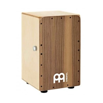 Image de Meinl Percussion Snarecraft Professional Cajon Avec ajustement de l&#039;effet caisse claire (On / Off) Surface jeu en noyer (SCP100WN)