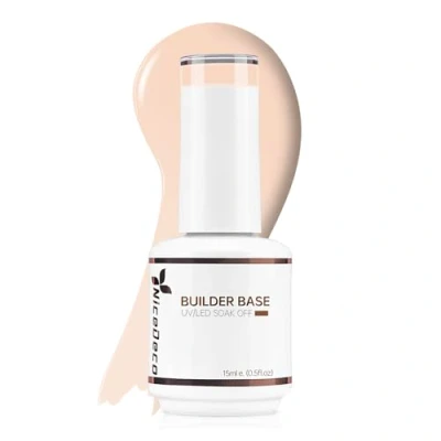 Afbeelding van Nicedeco Builder Base Gel Nagellak Semi Permanent UV/LED Soak Off Nail Polish Vibrant 15ml 16