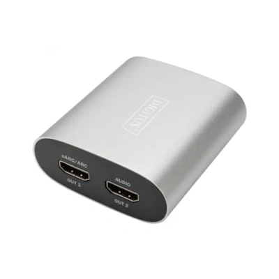 Afbeelding van Digitus DS 45337 HDMI Adapter Zilver, Zwart eARC