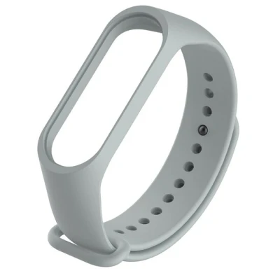 Afbeelding van Xiaomi Mi band 3 / 4 5 6 7 bandje OneColor Grijs