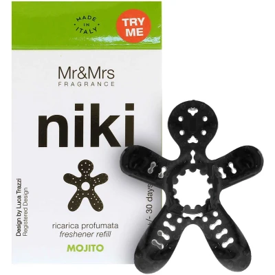 Afbeelding van Mr &amp; Mrs Fragrance Navulverpakking voor autogeurverspreider Niki Mojito