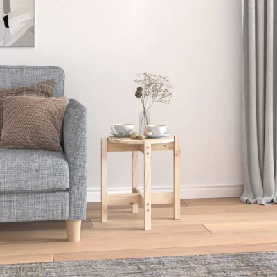 Afbeelding van Salontafel Ø 42,5x45 cm massief grenenhout