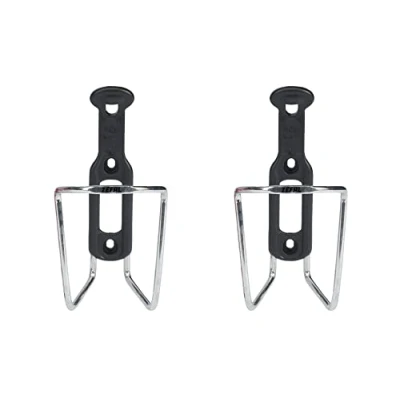 Afbeelding van ZEFAL Alu Plast 124 Pack set met twee fietsflessenhouders flessenhouder van aluminium voor alle soorten fietsen licht en robuust zilver