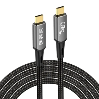Afbeelding van Chenlenic USB4 kabel met Thunderbolt 4 kabel, 240 W, 40 Gbps oplaadkabel, 8K @ 60Hz datakabel, 4K120Hz HDR, PD3.1, USB C naar C, voor hub, Dock MacBook, M1 M2, M3, Mac Studio SSD,