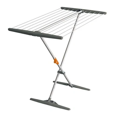 Afbeelding van Juwel Superdry Basic 40805 Waslijn (met waslijn, drooglengte 11 m, kleur grijs, aluminium, voor badkamer + balkon)