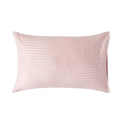 Afbeelding van Homescapes Kussensloop 48 x 74 cm met satijnen strepen Lila, draaddichtheid 330