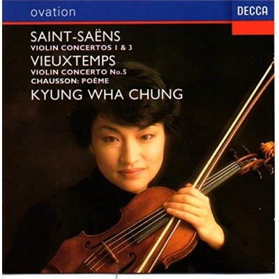 Afbeelding van Saint Saëns Violin Concertos 1 &amp; 3 . Vieuxtemps Concerto No. 5 Kyung Wha Chung