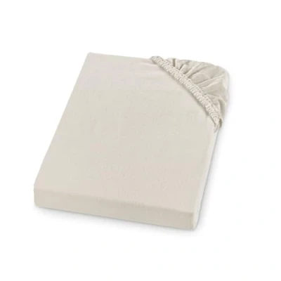 Afbeelding van sleepling Dik flanellen hoeslaken, flanel, Made in Germany, 100% katoen, elastiek rondom, matrassen tot 23 cm hoog, Oeko Tex, wasbaar 60 graden, 180 x 200, crème