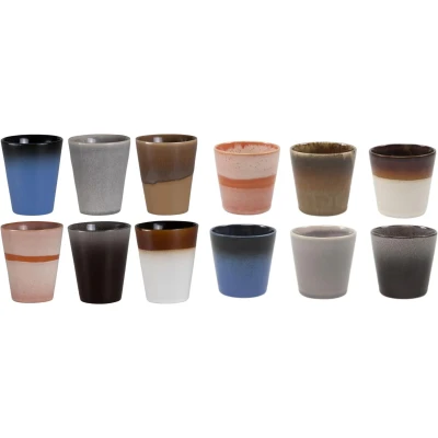 Afbeelding van Cookinglife Koffieset Earth (bekers &amp; koffiekopjes) 12 stuks
