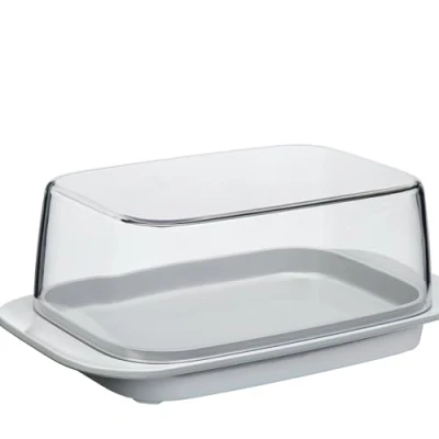 Image de Mepal Beurrier pour 250 gr de beurre couvercle transparent rentre parfaitement dans la porte du réfrigérateur convient au lave vaisselle nouvelle édition