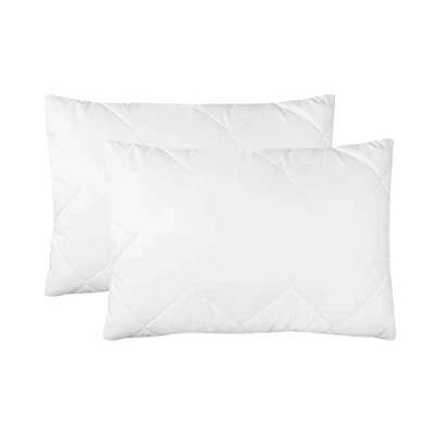 Afbeelding van ZOLLNER Set van 2 sierkussens, microvezel, 30 x 40 cm, 170 g, wit